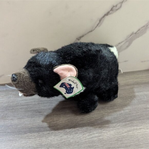 Windmill Toys Plush Australia Tassy Devil Stuffed Animal 12" Realistic Toy black - Picture 11 of 12